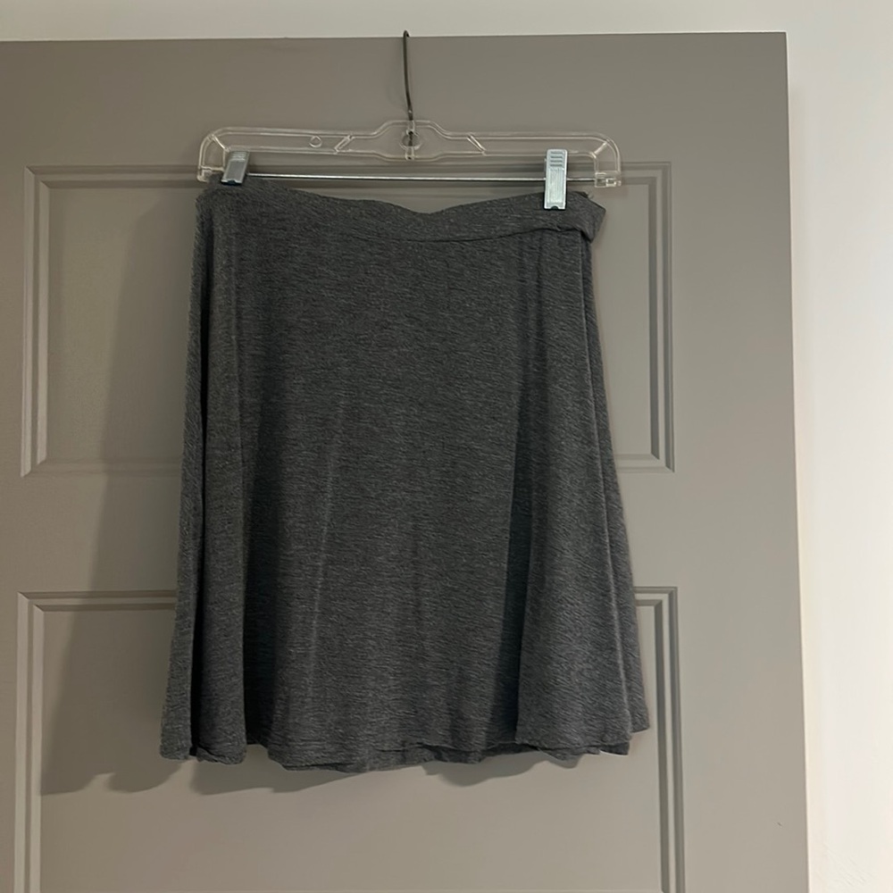 Gray short skirt